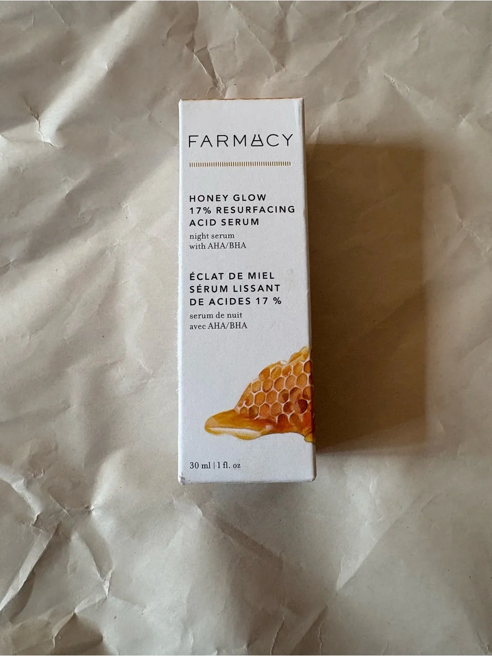 NEW Farmacy Honey Glow 17% Resurfacing Acid Serum